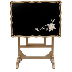 Luxe Petal Charm Folding Table